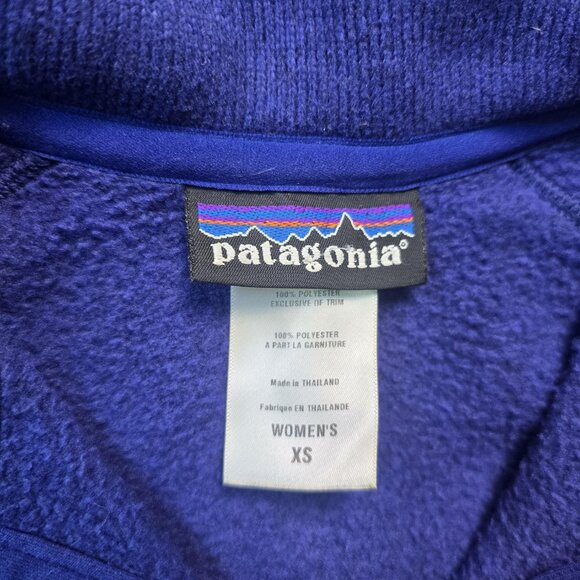 Patagonia Sweater Womens XS Purple Better Sweater 1/4 Zip Fleece Pullover Layer - Picture 3 of 11